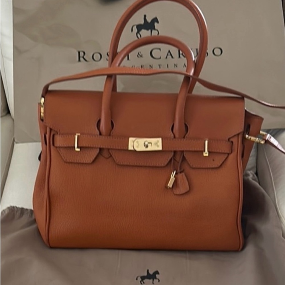 Rossi & Caruso leather handbag